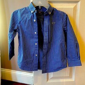 Vineyard Vines boys dress shirt size 4T like new.